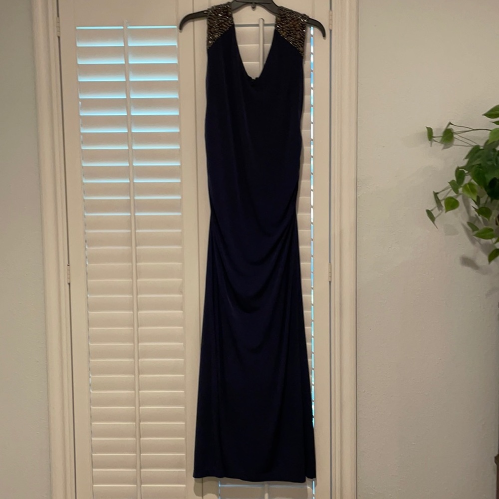A Pea in the Pod Maternity Dress - Navy - Small